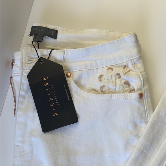 Lord&Taylor Highline Collective Optic White Jeans - Picture 3 of 7